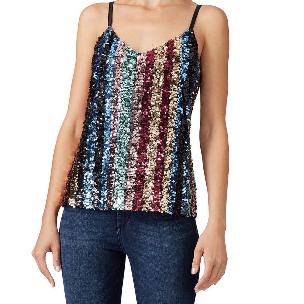 Cupcakes & Cashmere sequin top